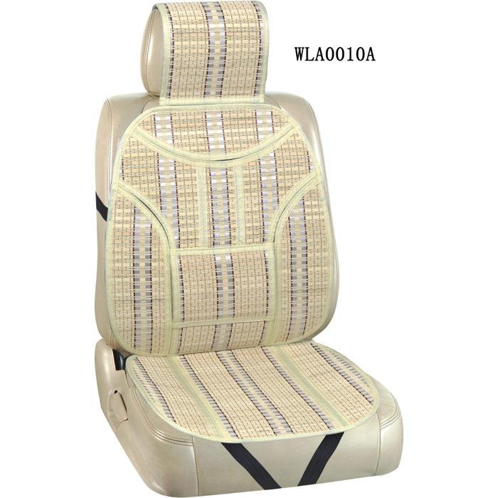 New Style Summer Cooling Bamboo Car Seat Cushion With Beige And Gray
